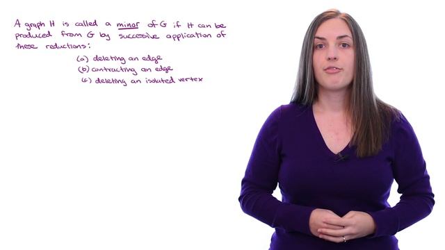 Graph Theory: 62. Graph Minors and Wagner's Theorem