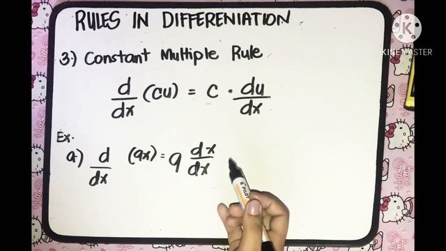 CALCULUS- Rules in Differentiation (Theorems 1 to 4)