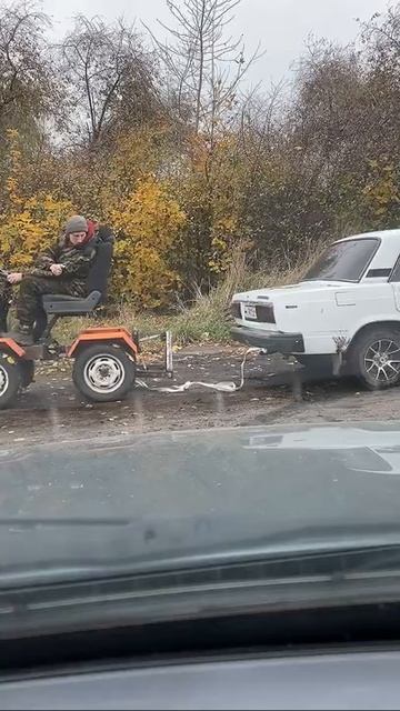 трактор vs ваз 2107 кто кого