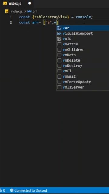 Javascript console.table alternative function #shorts  #code