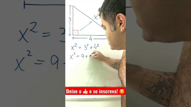 Triângulo Retângulo Pitagórico 3, 4, 5 | Procopio #Shorts