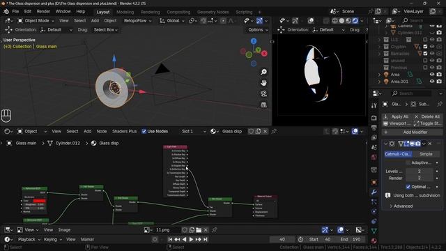 Creating 3D Glass Dispersion in Blender