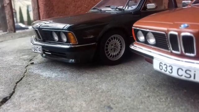 BMW E24 MCG vs Autoart in scale 1:18