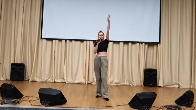 Репетиция песни "Спасибо жизнь"