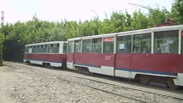 1 - 3103+3107 движется к конечной ост. Автовокзал..AVI
