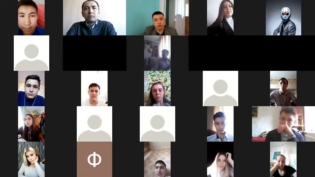 Live-Вебинар с активистами клуба «Sanaly urpaq» Кар.индустриально-технологического колледжа