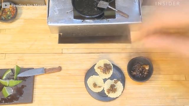 Artist Cooks Miniature Food