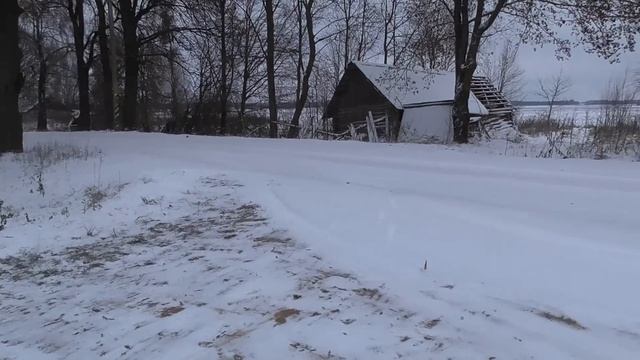 Один зимний день из жизни в деревне, правда осенью .
