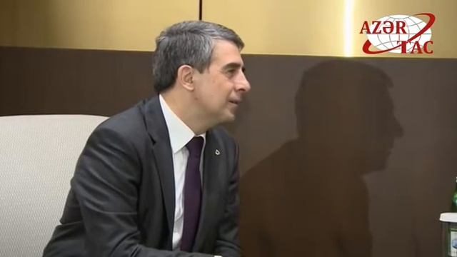 Встреча Президента Азербайджана Ильхама Алиева и Президента Болгарии Росена Плевнелиева