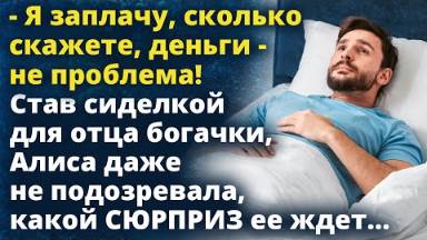 Став сиделкой для отца богачки, Алиса даже не подозревала, какой СЮРПРИЗ ее ждет