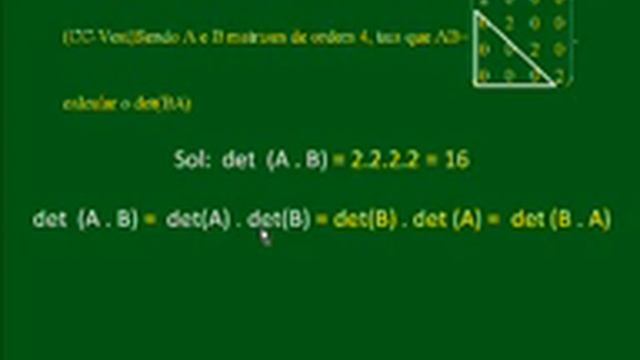 Determinantes -Teorema Binet Vandermonde -PARTE 5 DE 8 - CC V165