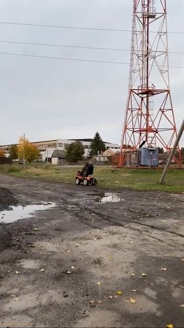 тест драйв самодельный трактор