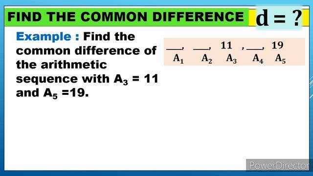 ARITHMETIC SEQUENCE : how to find the a1 ,n ,  and nth term?