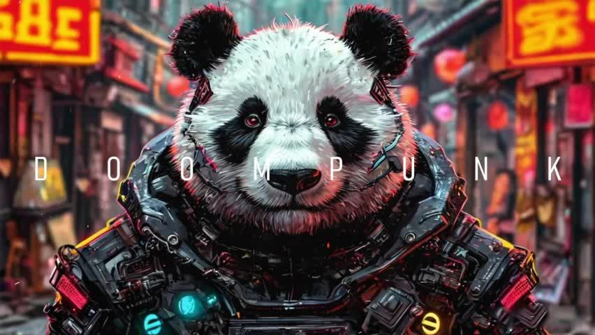 Doompunk 🤖 (DOOM x Cyberpunk | No Copyright Music Playlist) Panda Beats