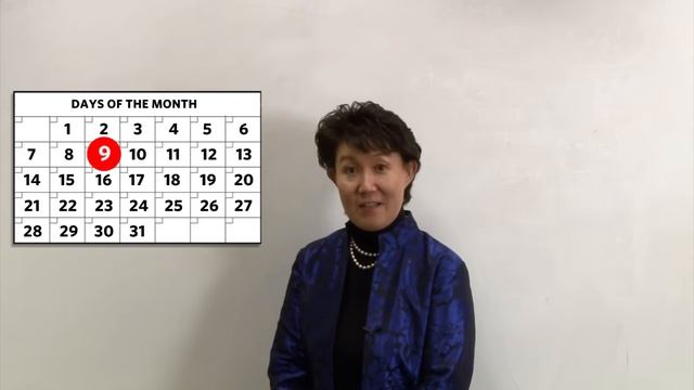 Days of the Week and Days of the Month - Japanese Lesson 3