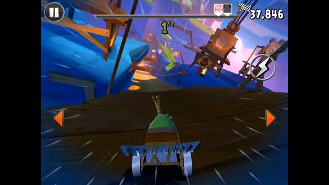 Angry birds Go! Серия 29! Парочка Отличных раундов! FLY! Игра Энгри бердз гоу!