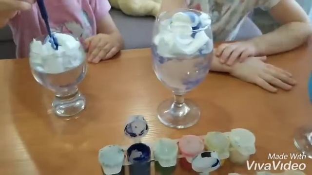 Эксперименты с водой " создаём дождь"