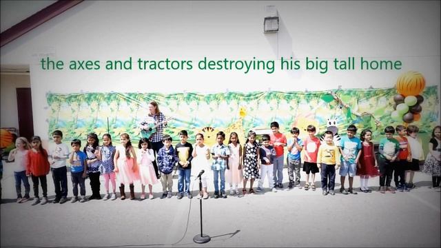 "Sustain Our Planet" with lyrics and sign language