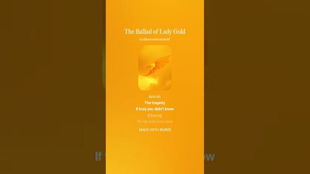 The Ballad of Lady Gold быстрая версия