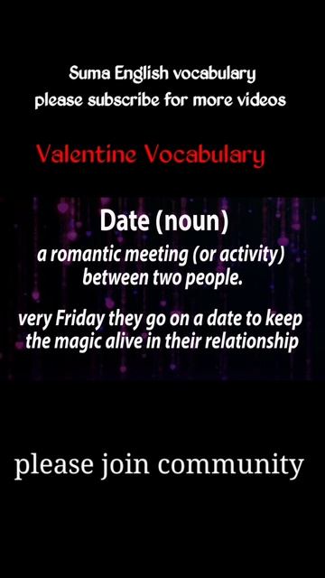 #valentine #vocabulary #Happy valentine day #english vocabulary #youtubeshort
