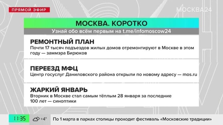 Новости часа: в Москве отремонтируют почти 17 тысяч подъездов
