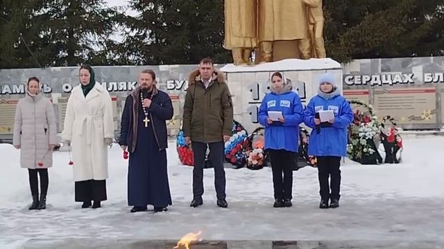 Митинг, посвященный 81-ой годовщине полного освобождения Ленинграда в селе Красноармейском