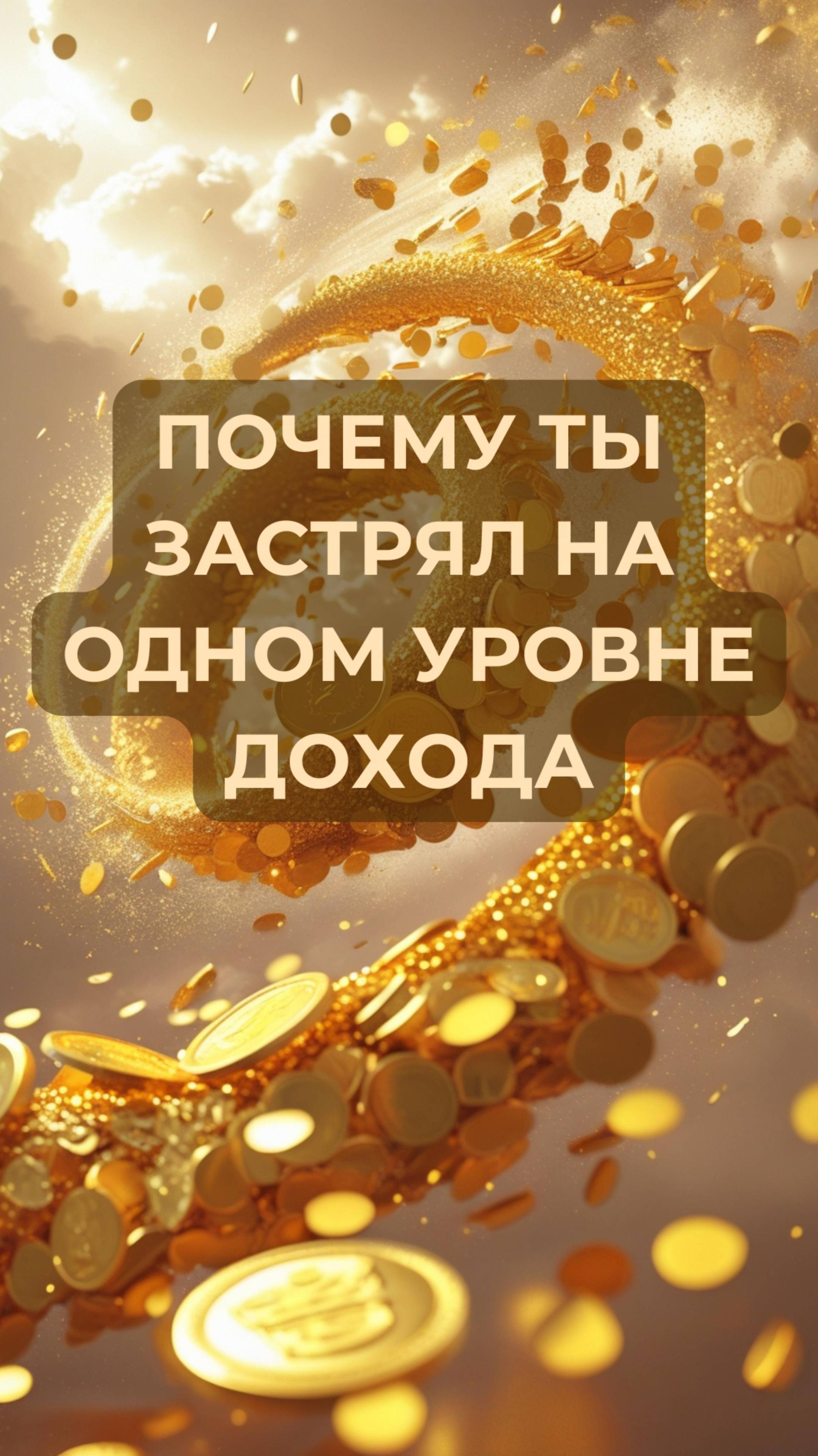 Почему ты застрял на одном уровне дохода