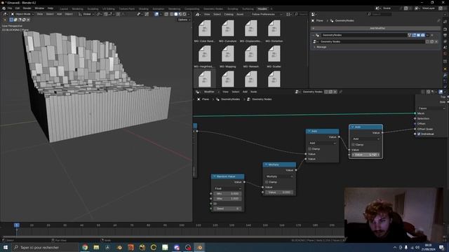 How I made these Column Rocks in Blender - Geometry Nodes