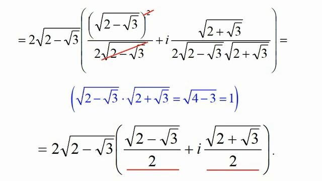 Задача 10 для нового учебного пособия (комплексные числа)