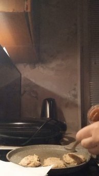 Белковые оладьи из курицы. ПП рецепты