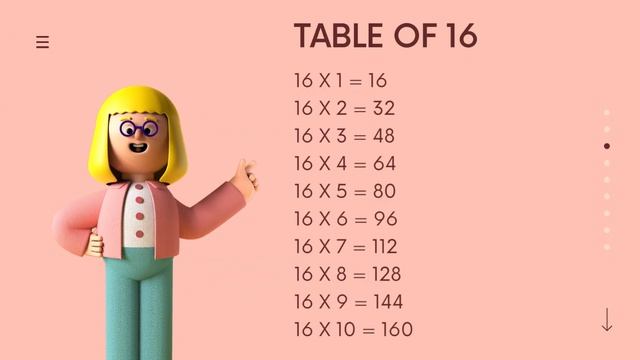 TABLES FROM 11-20/BY- KIDS LEARNING