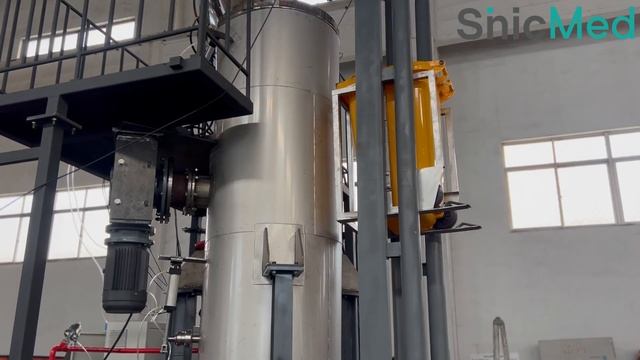 Medical Waste Treatment Steam Autoclave With Shredder for Hospital