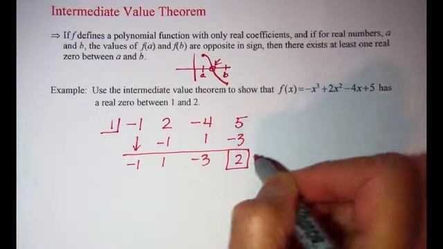 Intermediate Value Theorem