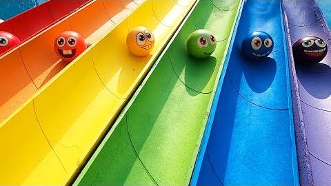 ЗАЛИПАШКИ 1000 шариков Super Slide Marble Run Race против водных шаров |