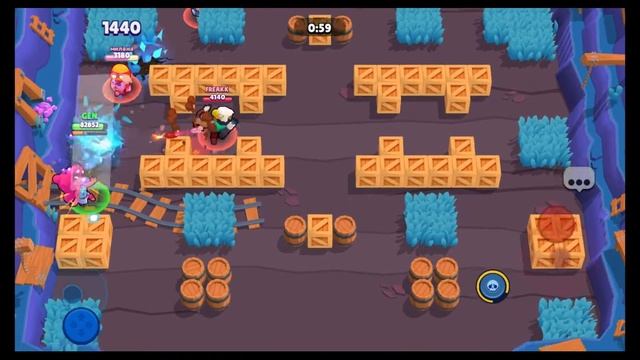 Brawl Stars НИТА одна против всех!