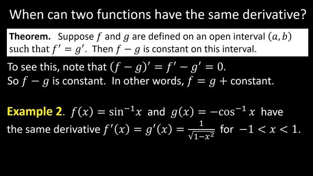 Mean Value Theorem II