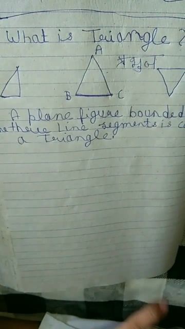 Learn triangle in simple language only in 15 seconds #youtubeshorts        #ask me mathematics