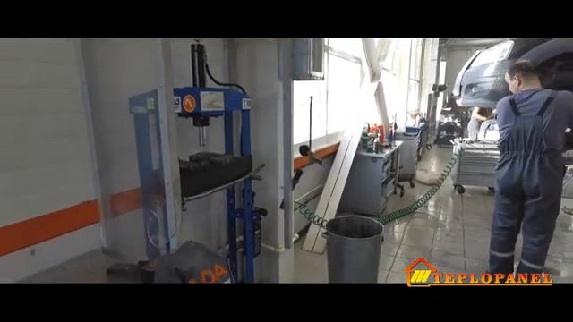 Автосервис, респ. Башкортостан, системы отопления ТЕПЛОПАНЕЛЬ