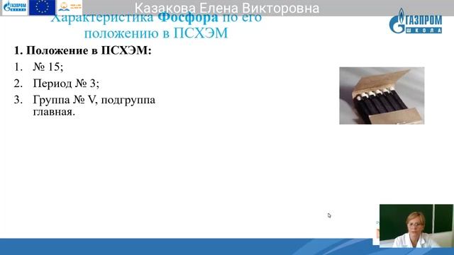 9 классы Химия Казакова Елена Викторовна