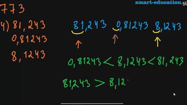 4.3. Ондық бөлшекті координаталық сәуледе кескіндеу. С деңгейі есептерін шығаруға мысалдар