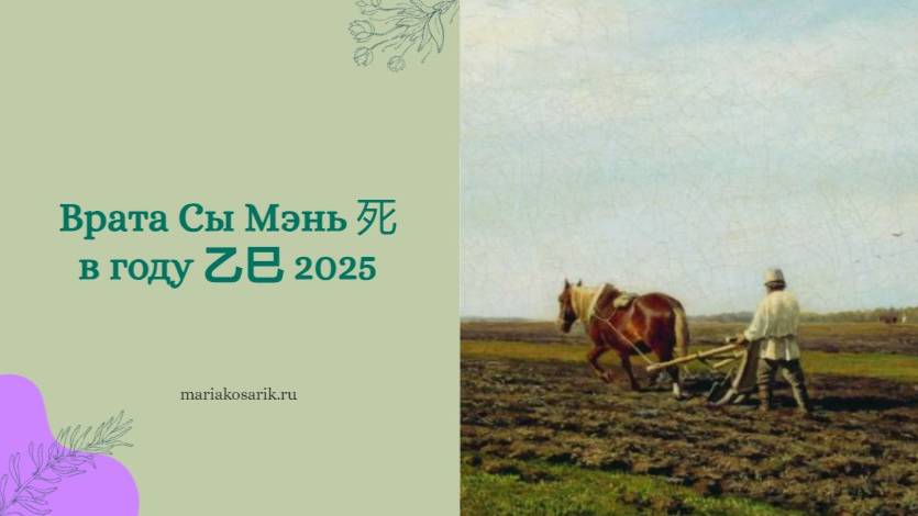 ВРАТА СЫ МЭНЬ 死 В 2025 ГОДУ / ЦИ МЕНЬ ДУН ЦЗЯ