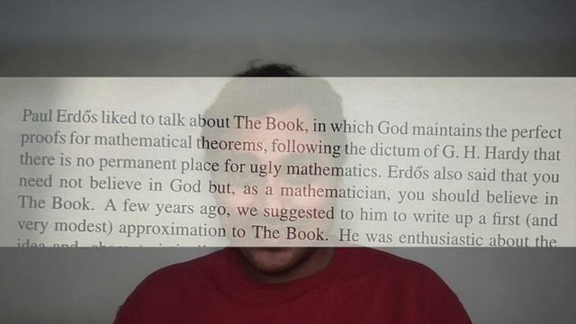 Beautiful Mathematics - 'Proofs from the Book'