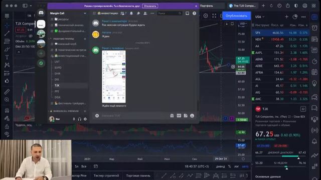 📈 Торговля в прямом эфире. 02 Ноября 2021. Рынок США - NYSE, NASDAQ