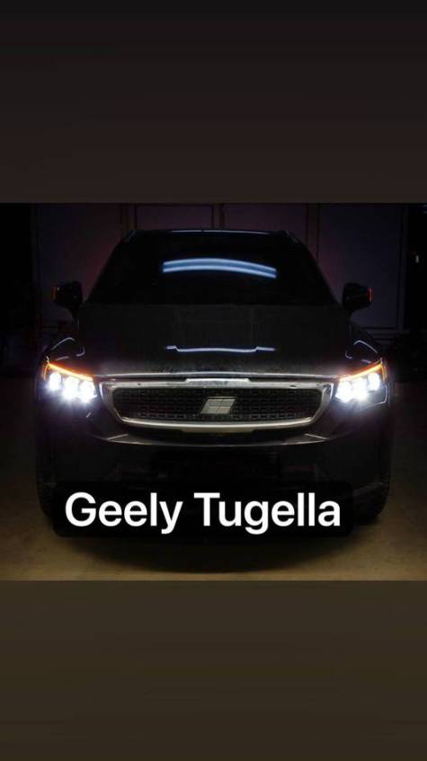 Модернизация диодных фар Geely Tugella с увеличением мощности в 5 раз