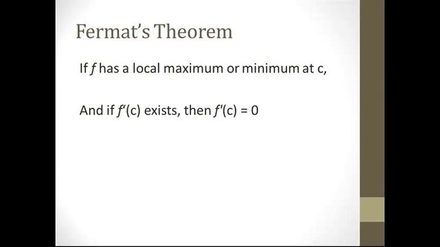 4.1 Maximum and Minimum Values