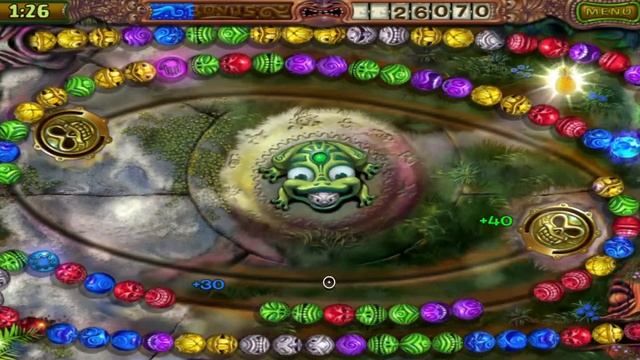 Zuma's Revenge! - Challenge (Beginner) Mettle of the Monkey - Level 9