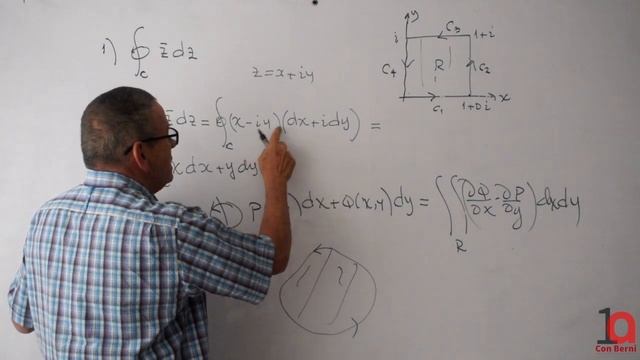 Teorema de Green para calcular una integral