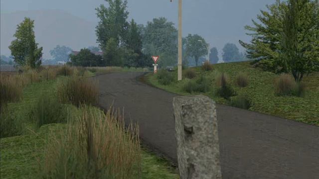 RBR VW Polo S1600 wet tarmac with lucky end