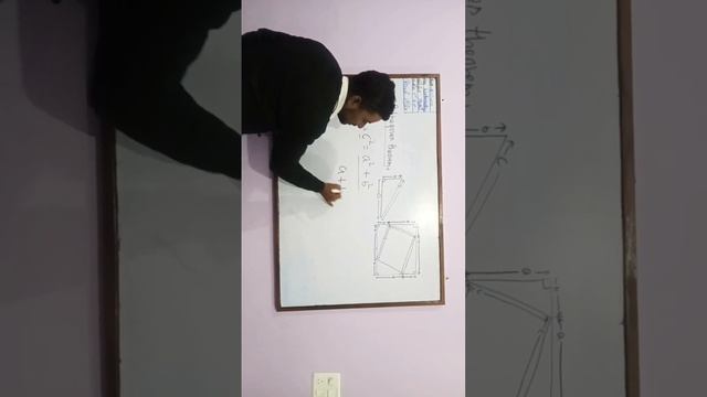 derivation of Pythagoras theorem