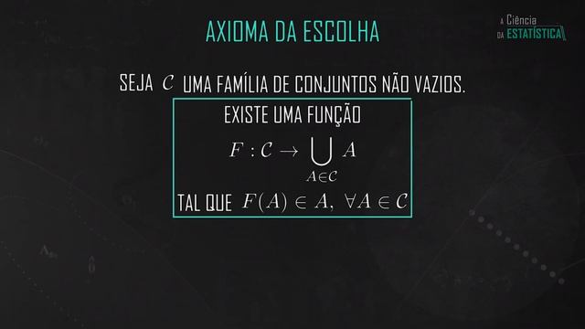 Axioma da ESCOLHA - Teoria de Conjuntos #7